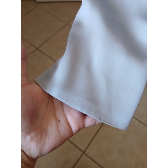 Talbots Women's Blazer Silk Blend Grey Size 8 Office Career - Picture 6 of 16